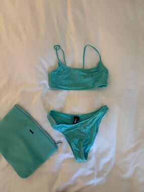 triangl swimwear Mica Teal Bikini Set